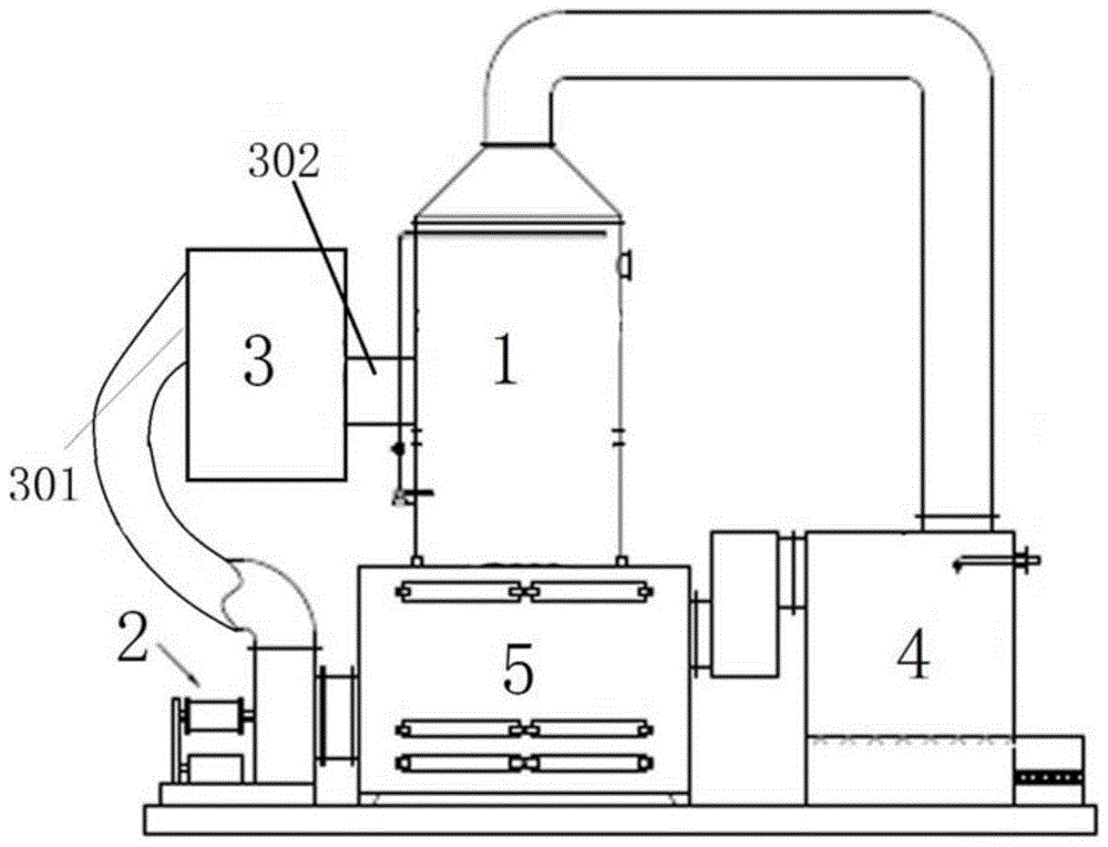 Volatile gas treatment and recycling system and method thereof