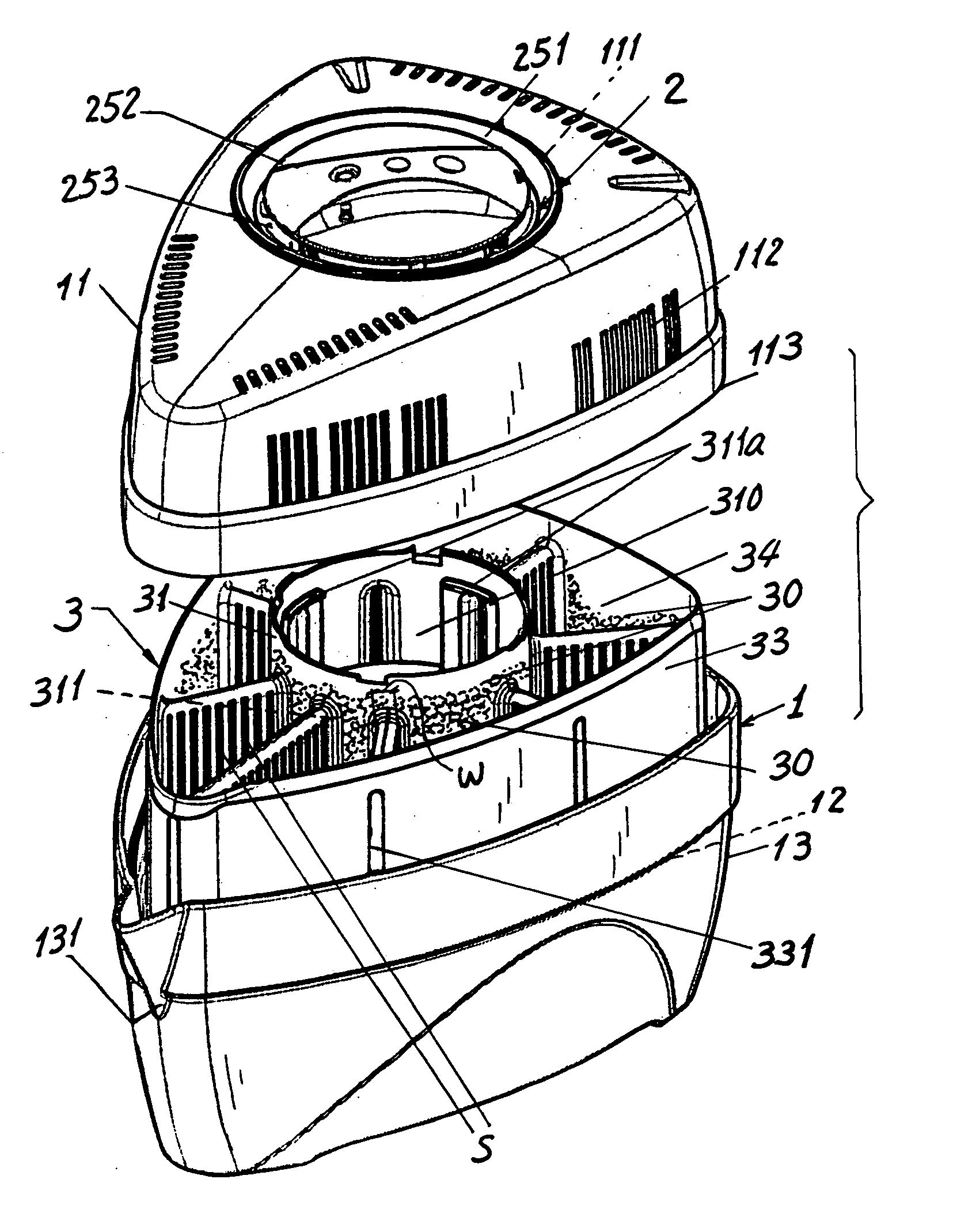 Dehumidifier as effected by moisture exchange