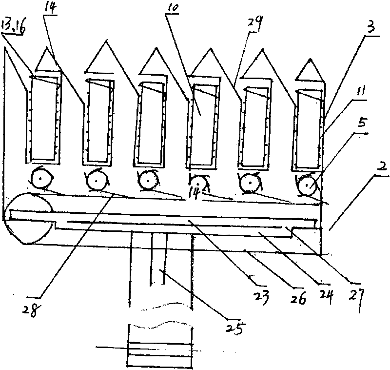 Seedling dividing thresher and dust sucking device of stem-preserving type (semi-feeding) rice-wheat combine harvester