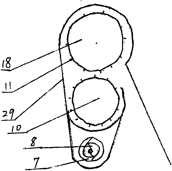 Seedling dividing thresher and dust sucking device of stem-preserving type (semi-feeding) rice-wheat combine harvester