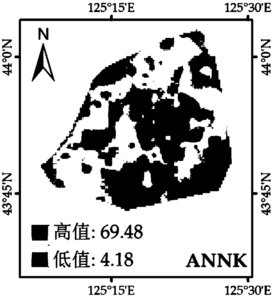 Forest soil nutrient spatial prediction method based on artificial neural network Kriging interpolation