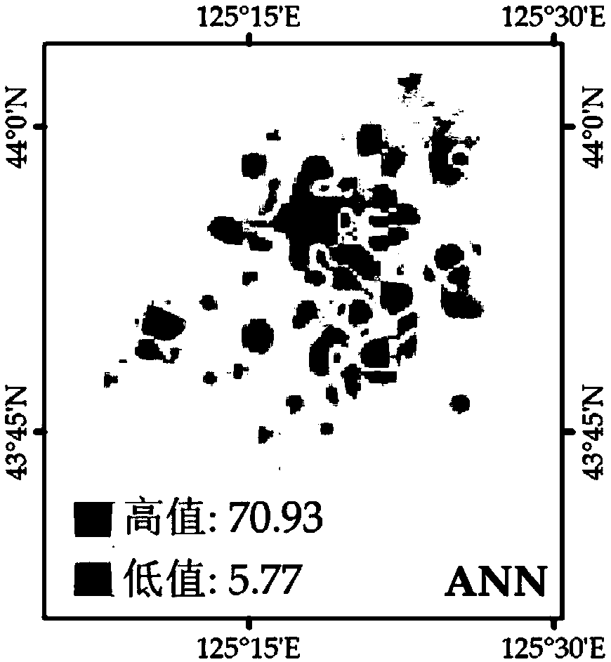 Forest soil nutrient spatial prediction method based on artificial neural network Kriging interpolation