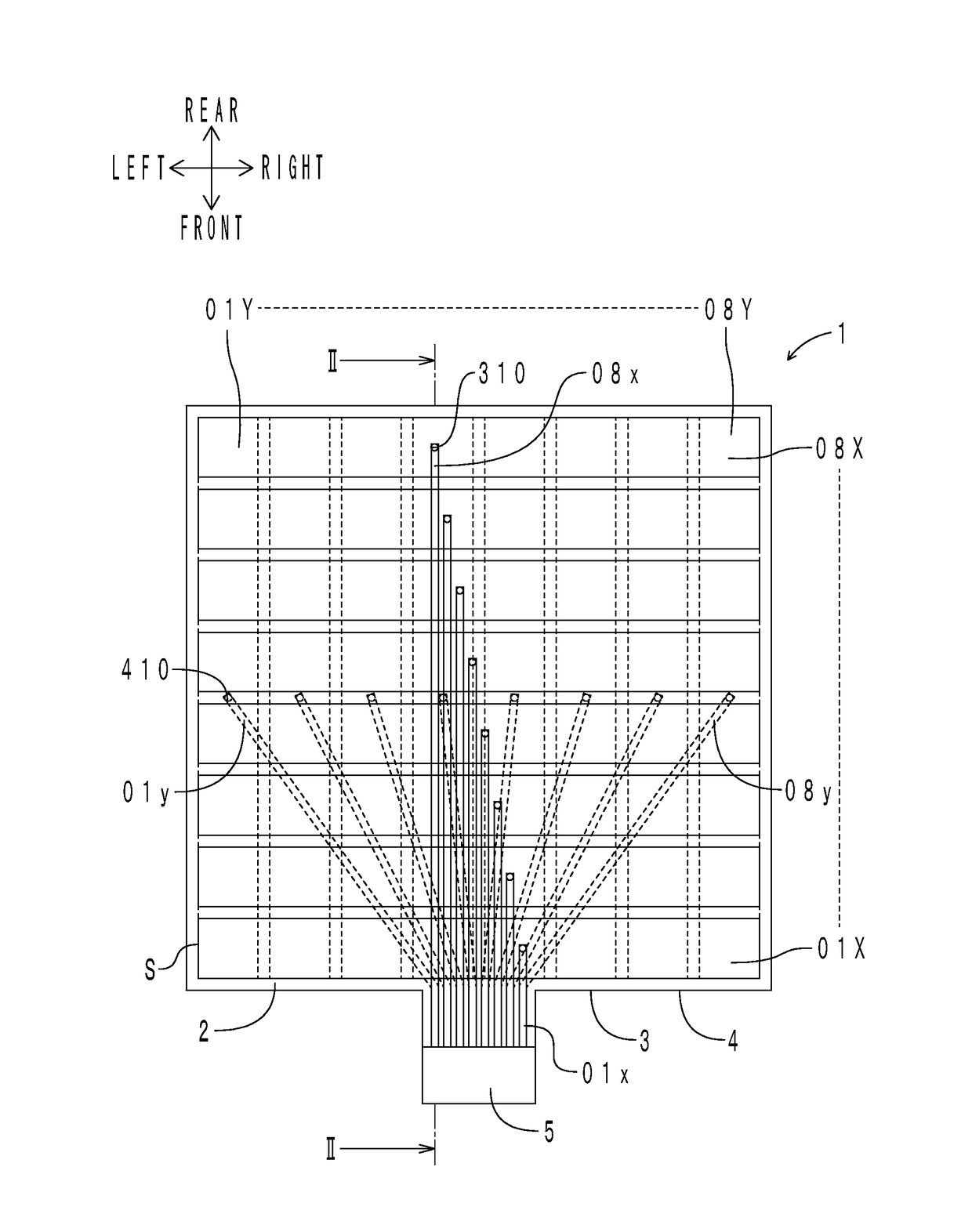 Capacitive sensor, sensor sheet, and method for manufacturing capacitive sensor