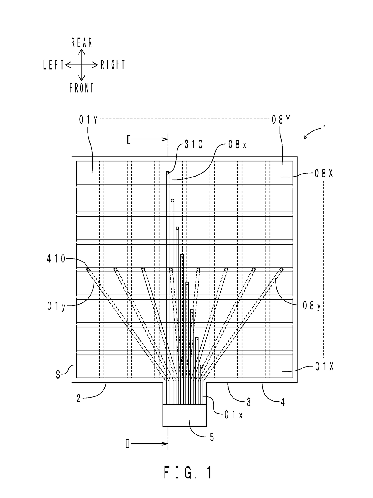 Capacitive sensor, sensor sheet, and method for manufacturing capacitive sensor