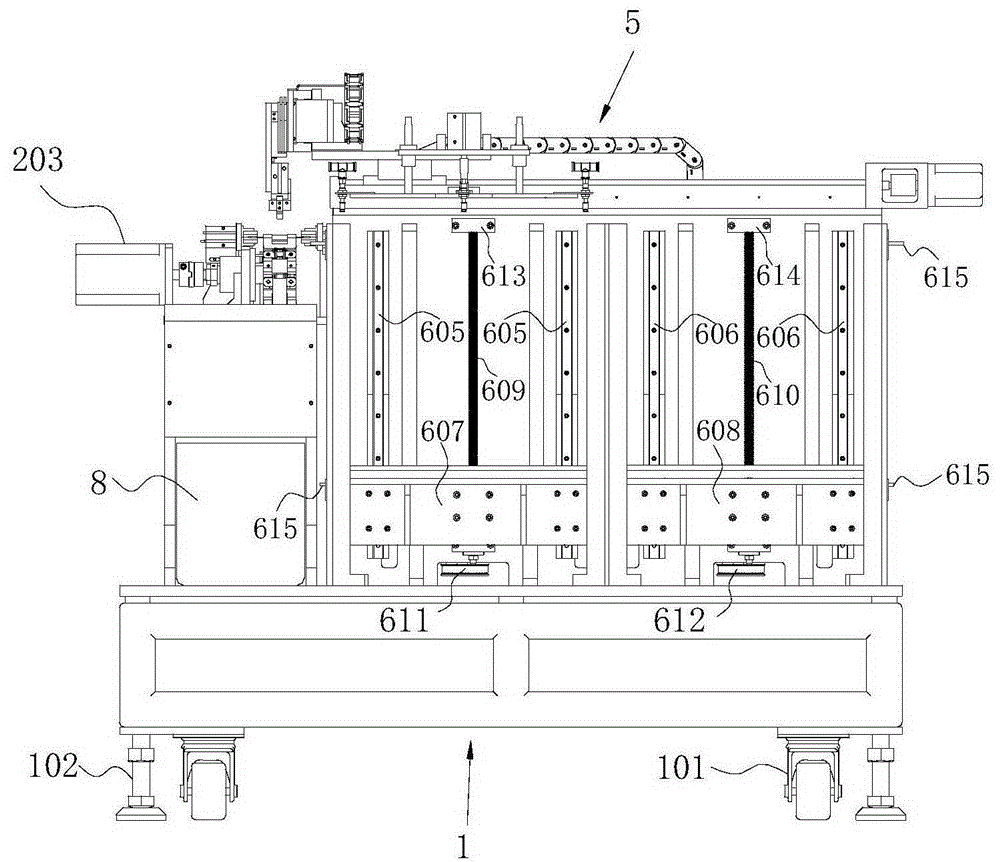 Automatic take-up and loading device for winder