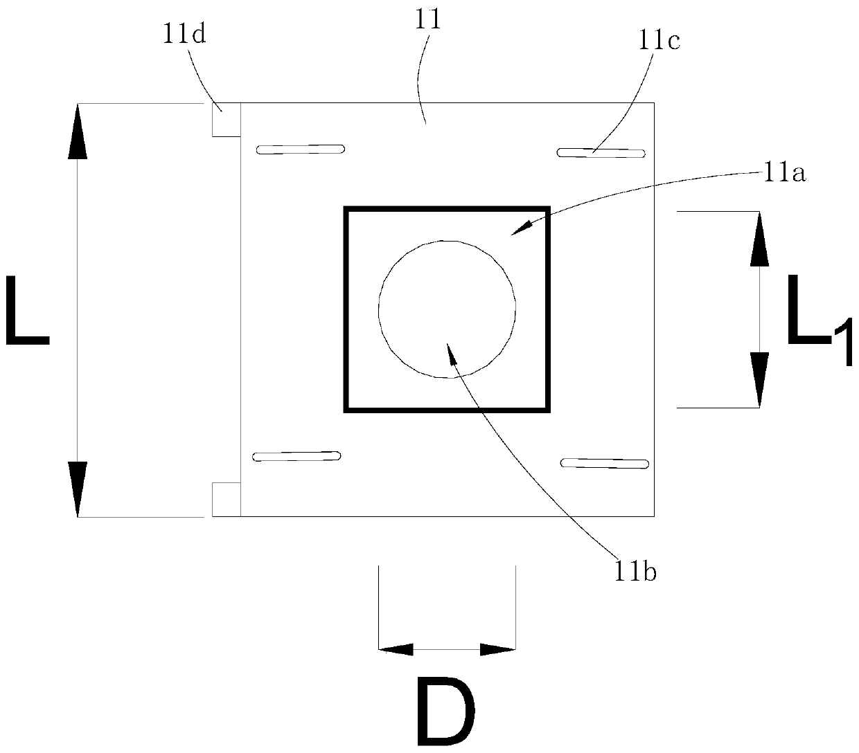 Foundation pit prefabricated fender shock absorption pile and foundation pit retaining wall building method