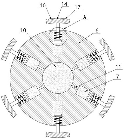 Axial safety positioning device for hub machining