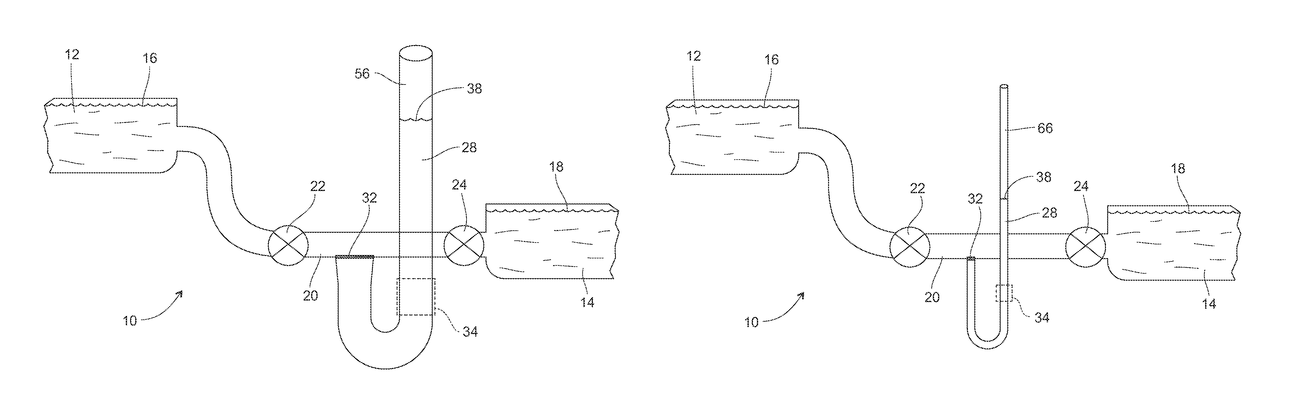 Fish passage apparatus with flow restriction and method