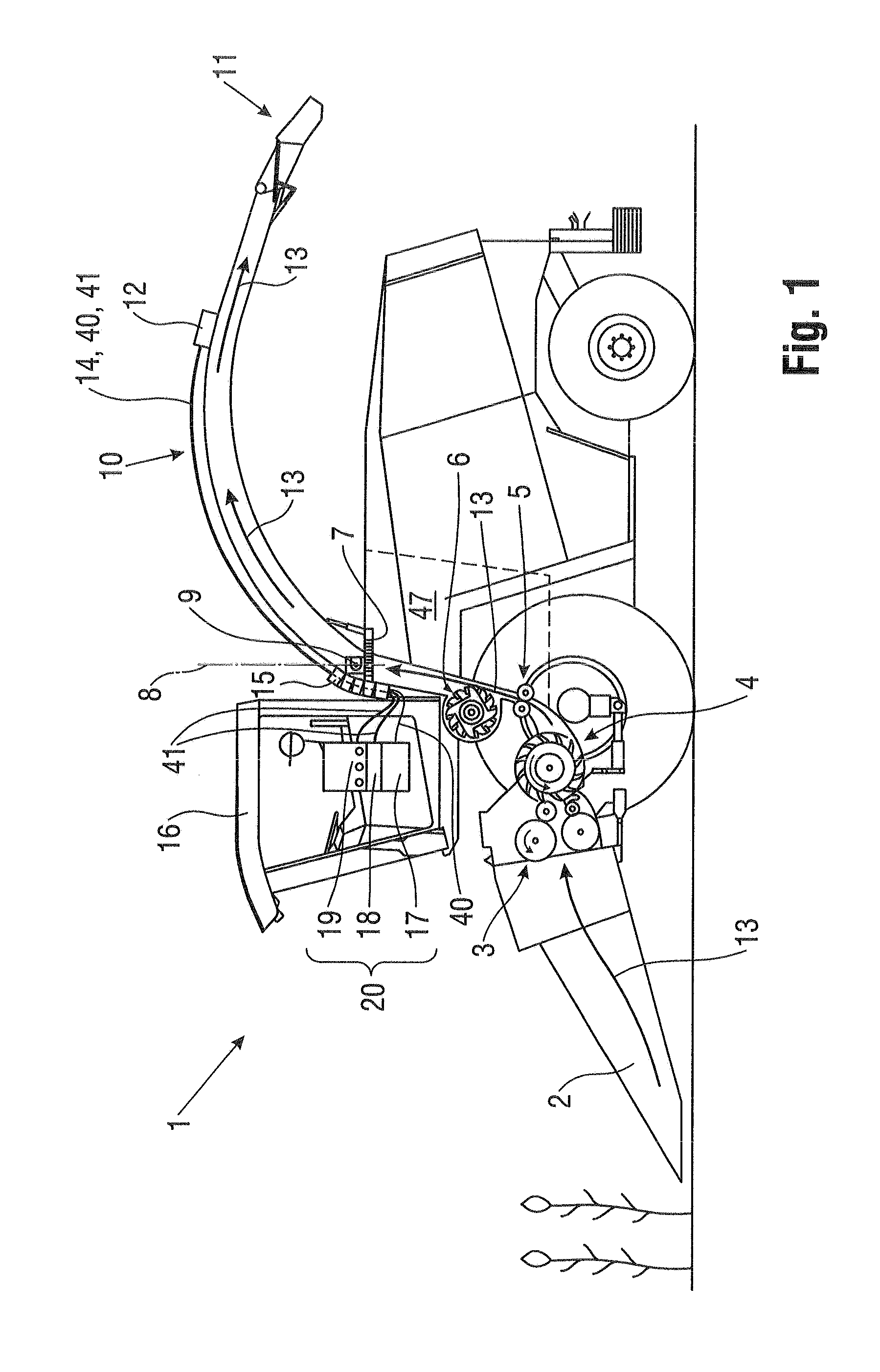 Agricultural harvesting machine