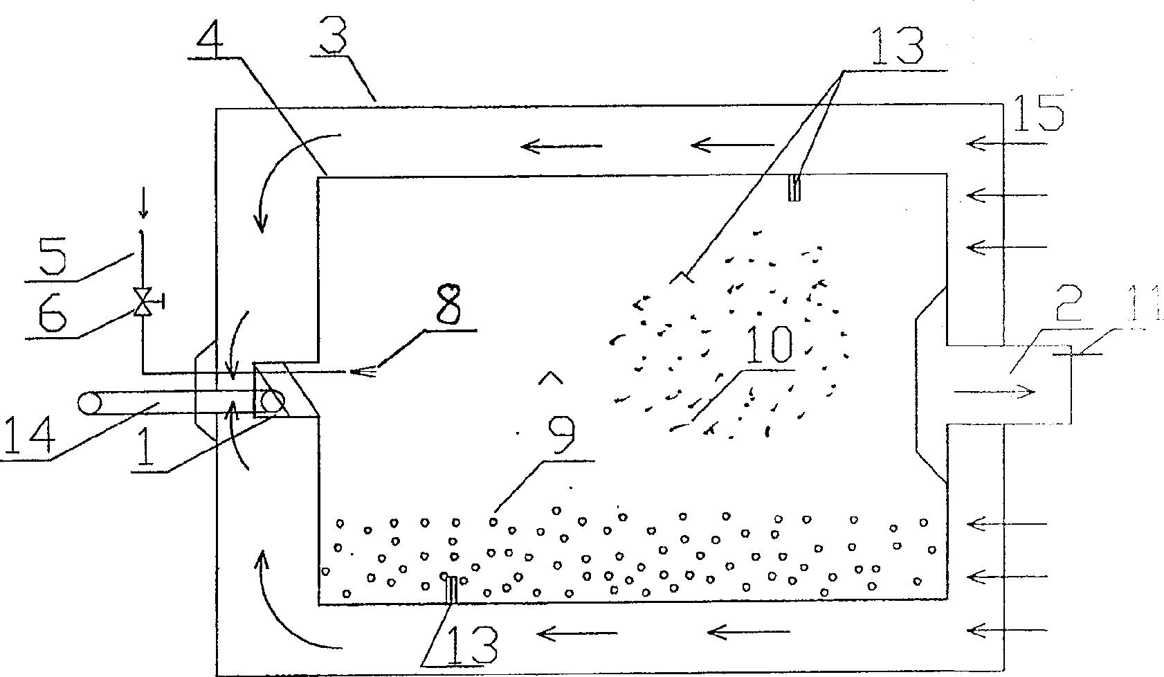 Wind-sorting drum lead-power machine