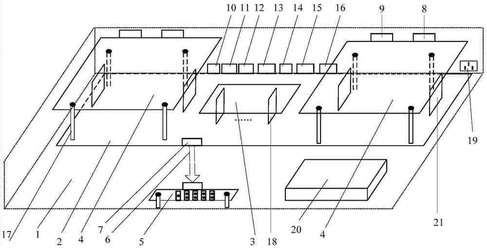 Multi-channel dvi image fusion correction control host