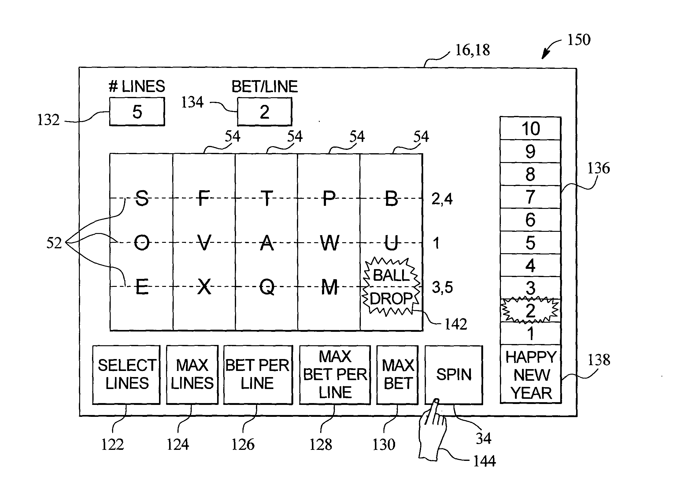 Gaming device having bonus game dependent upon variable wager component selection