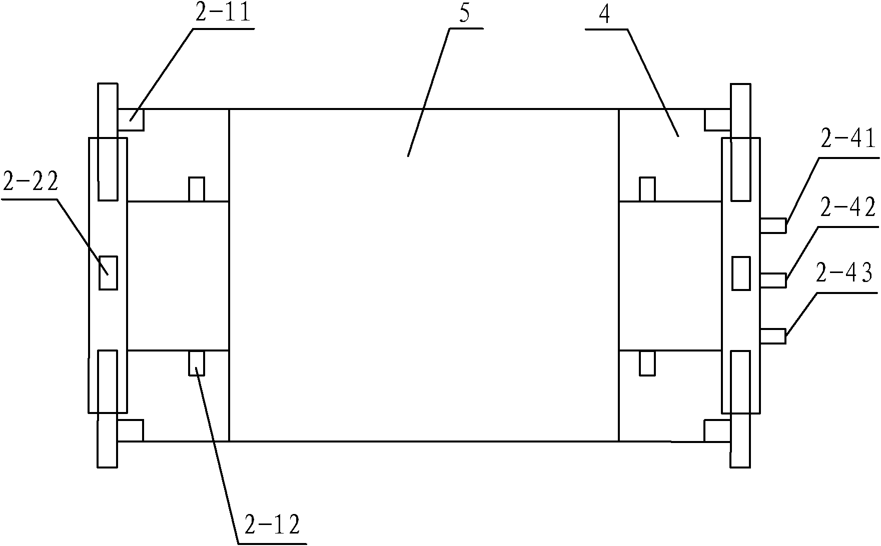 Heavy duty stacker for containers