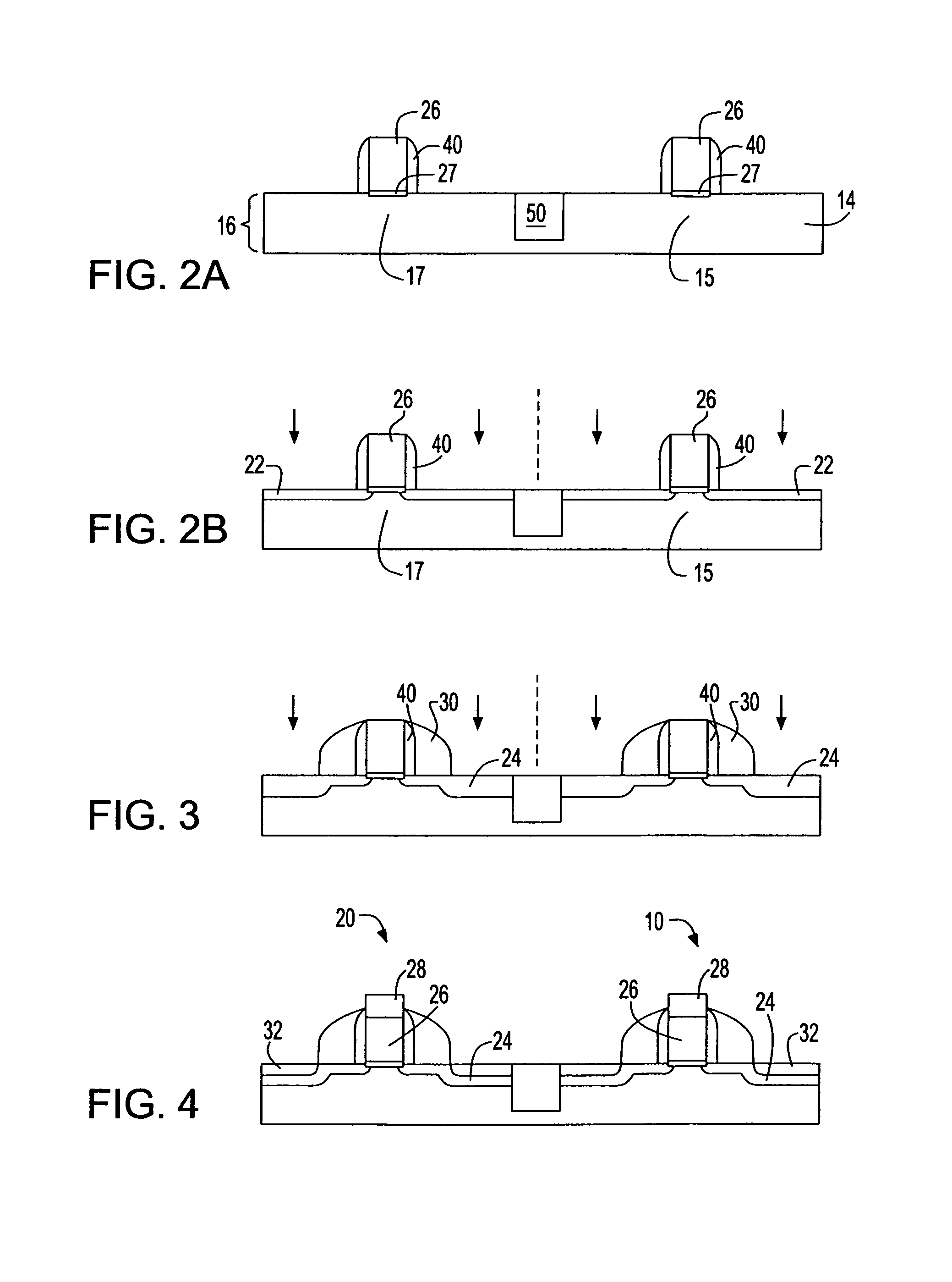 Structure and method of applying stresses to PFET and NFET transistor channels for improved performance