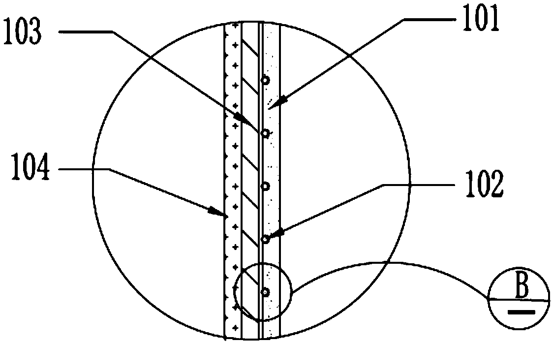 Storage and transport gas cylinder with fiber wound plastic liner, and manufacturing method thereof