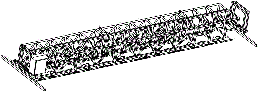 Suspension type high-frequency vibration method and special device