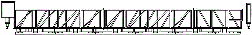 Suspension type high-frequency vibration method and special device