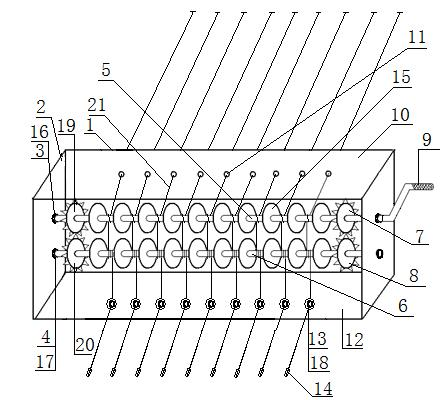 Electrocardiograph lead storage device