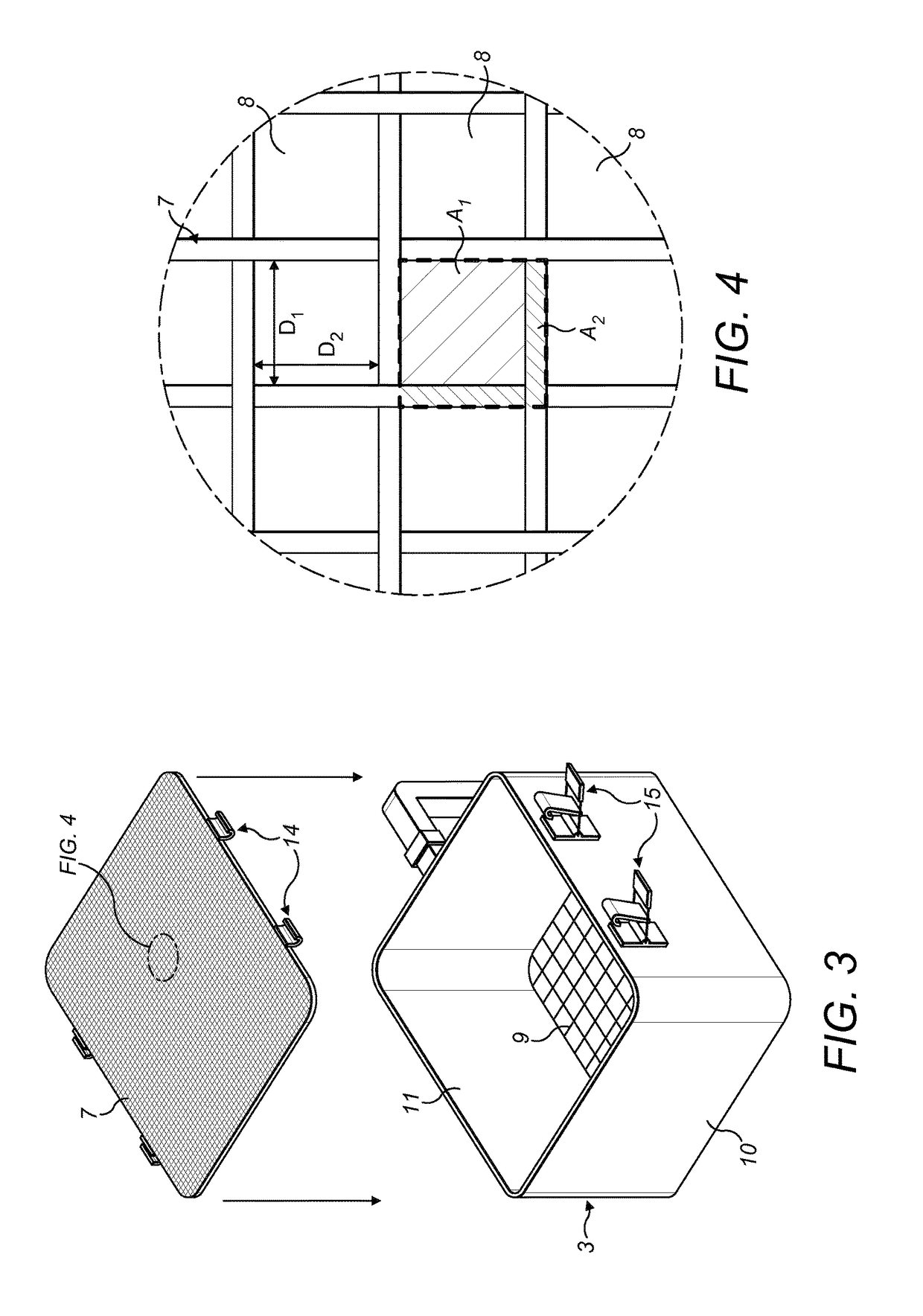 Cooking apparatus with filter element