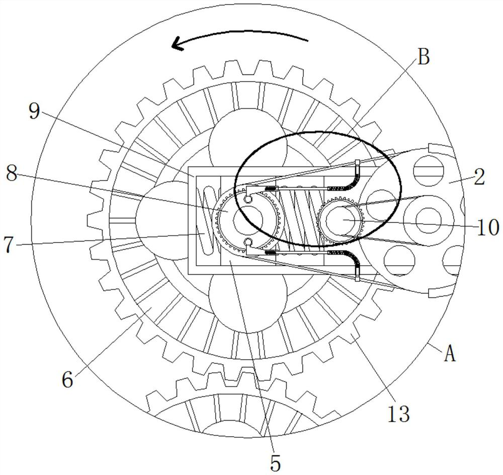 Device for recycling building waste