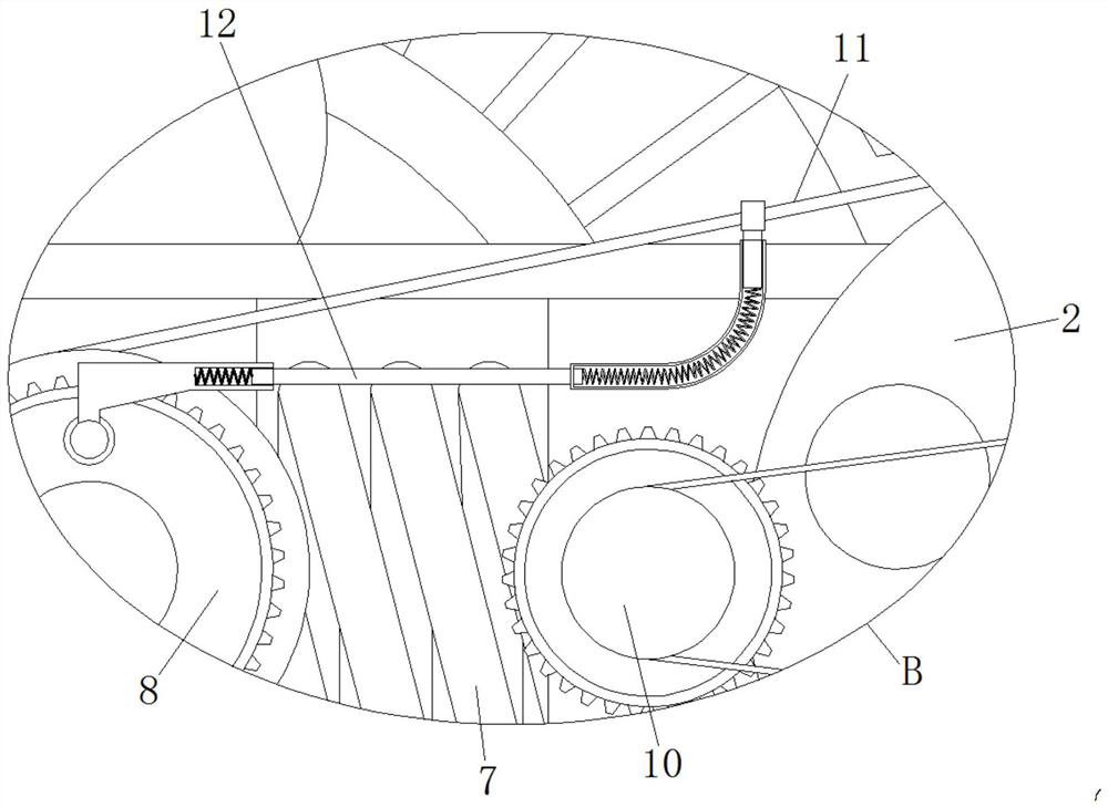 Device for recycling building waste