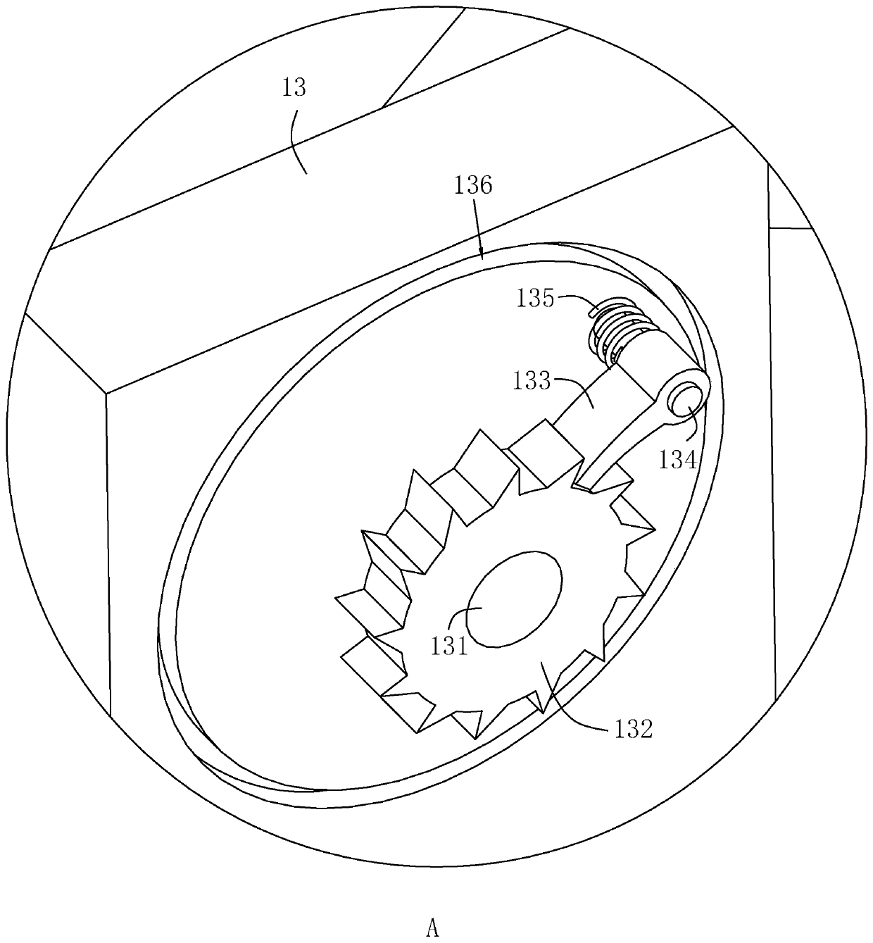 Convenient-fixing type reinforcing support for pipeline