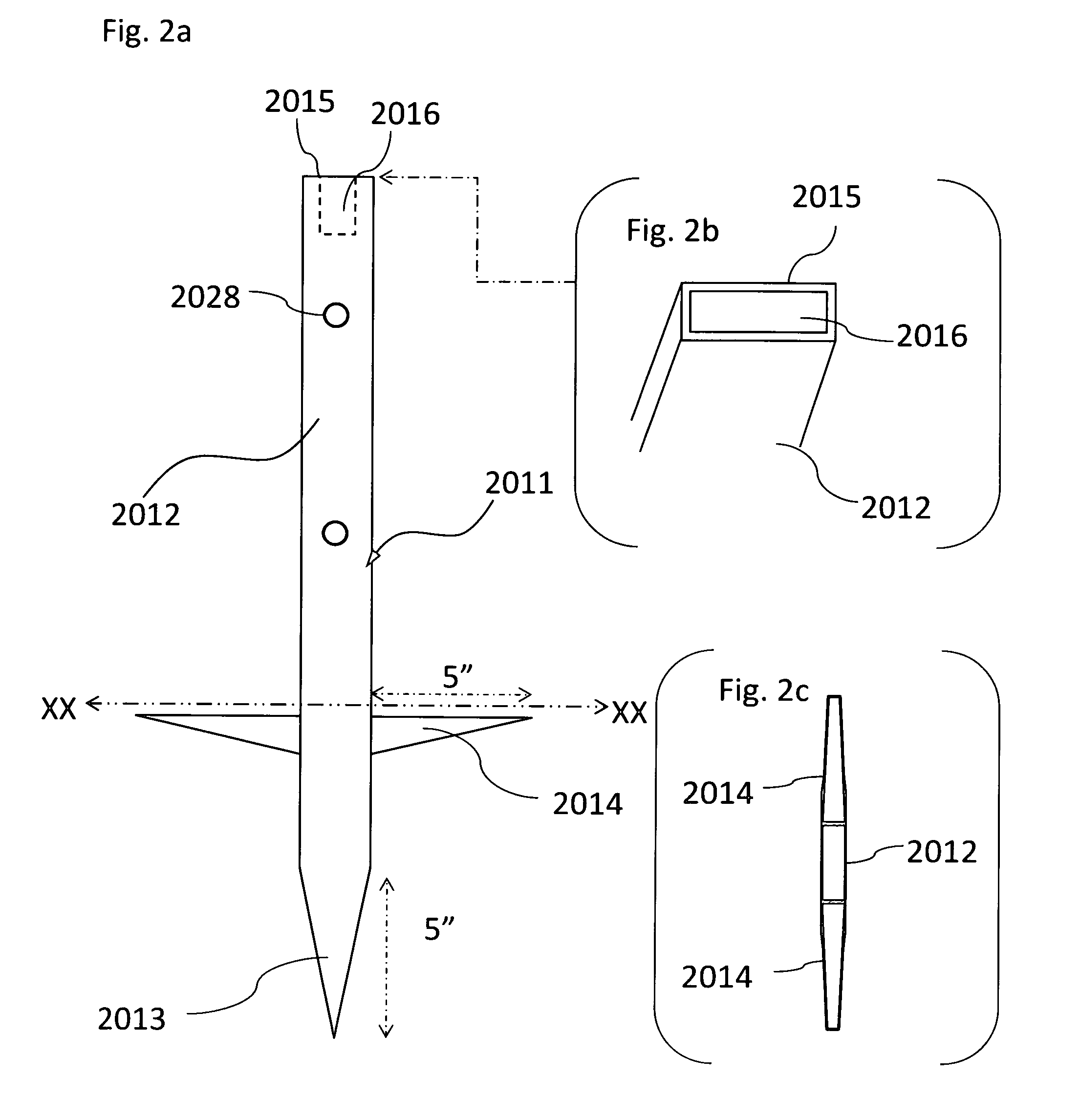 Adjustable stake assembly and method of use