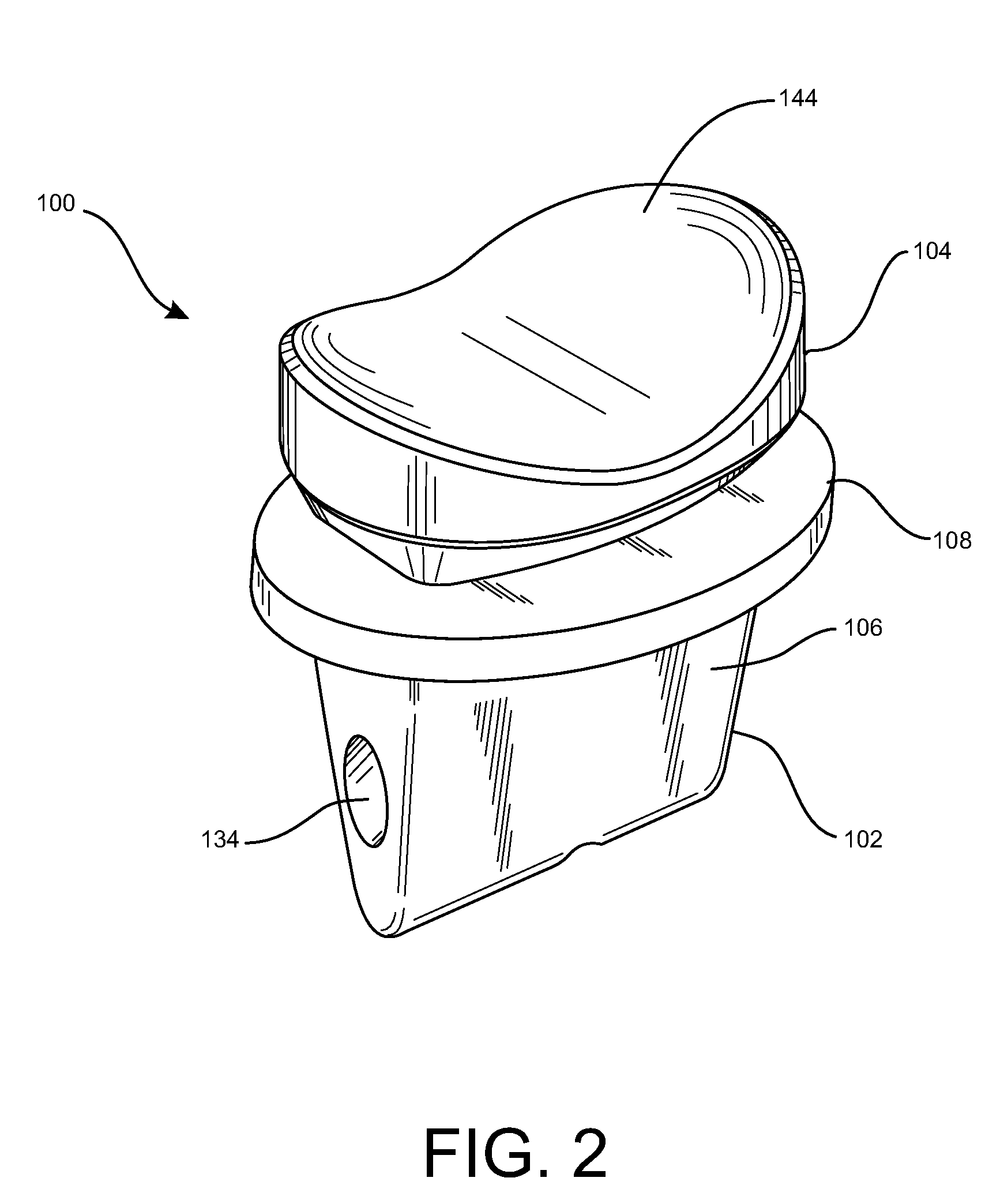 Mobile bearing glenoid prosthesis