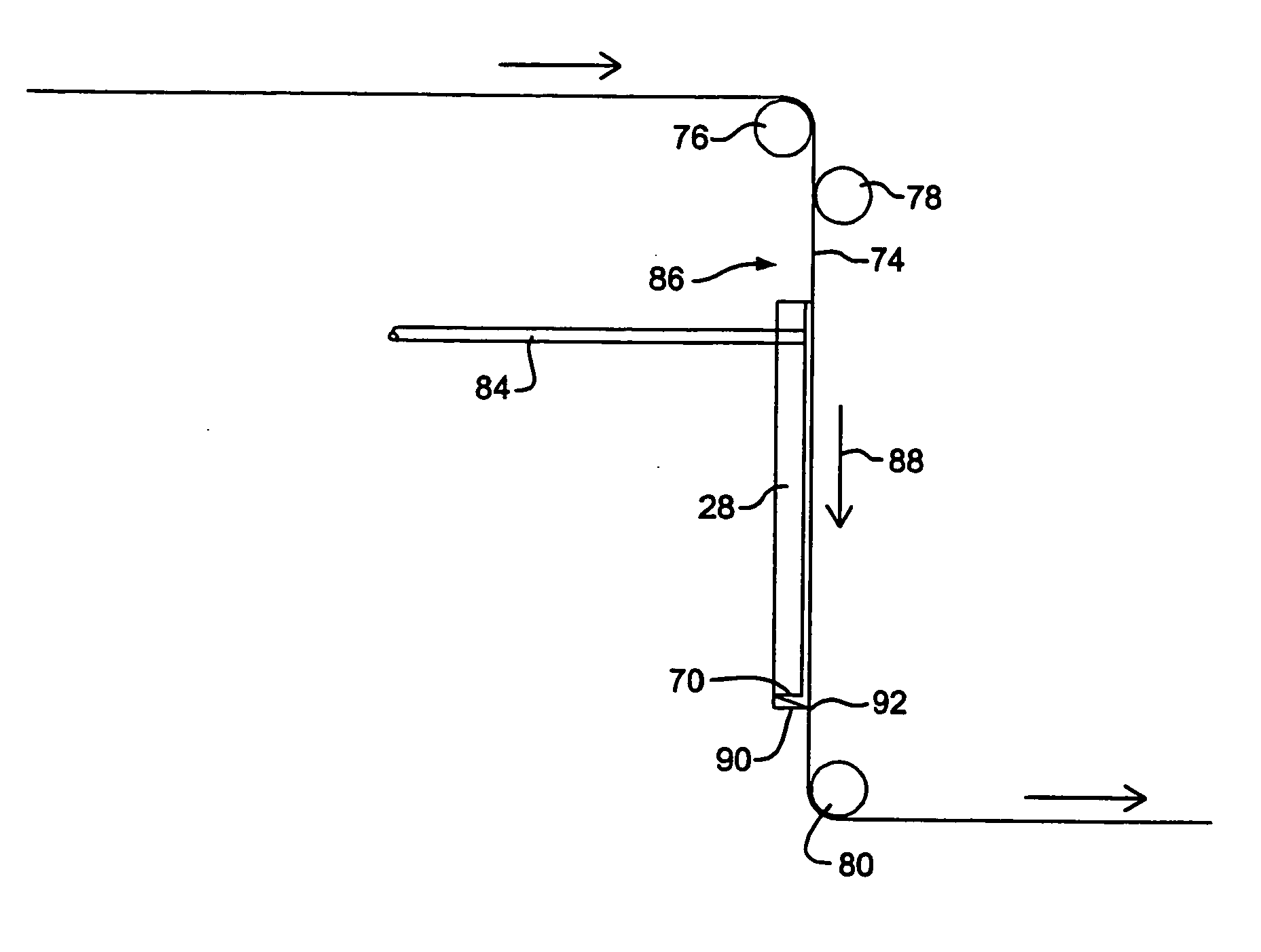 Light emitting apparatus and method for curing inks, coatings and adhesives