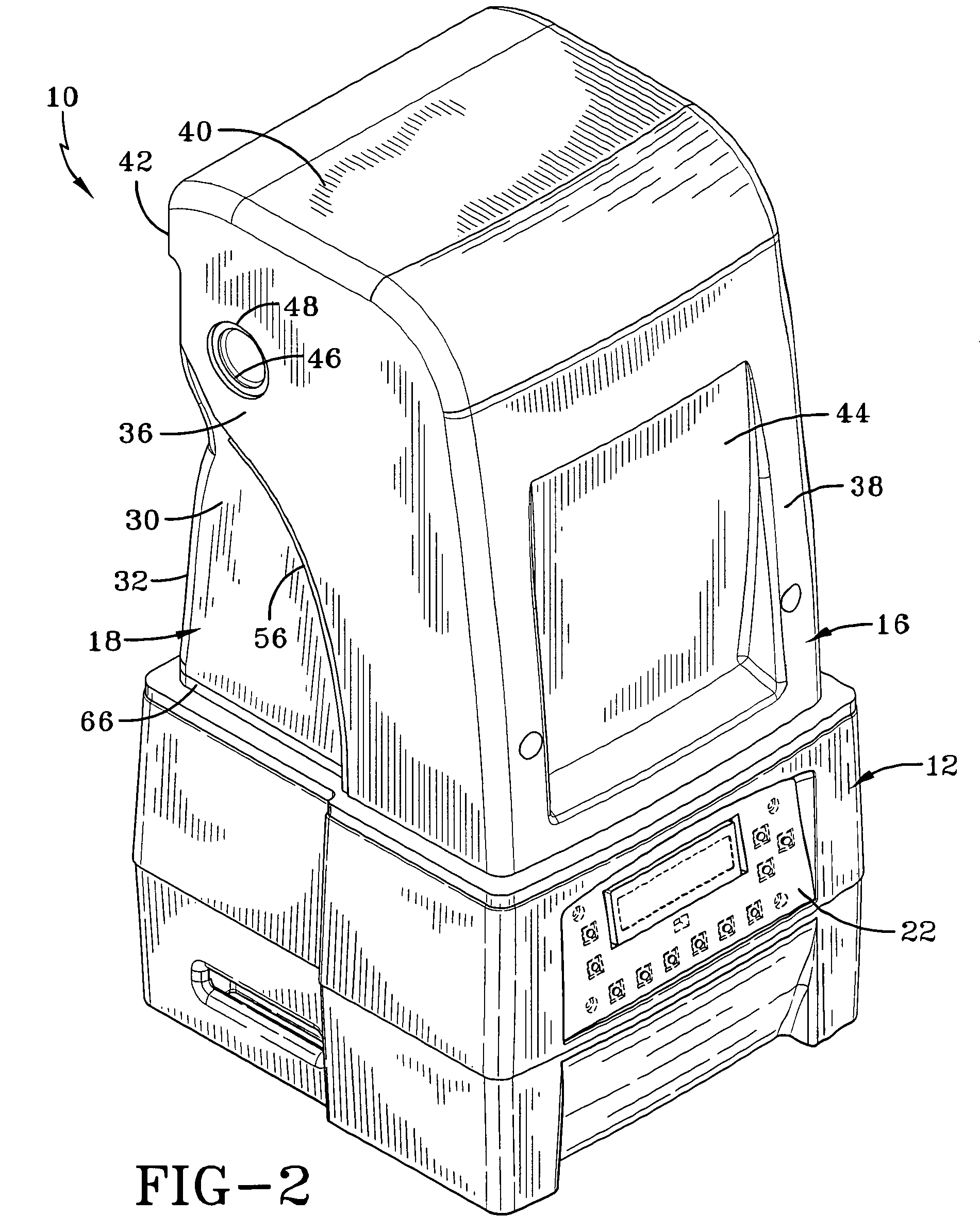 Sealing enclosure for a blender