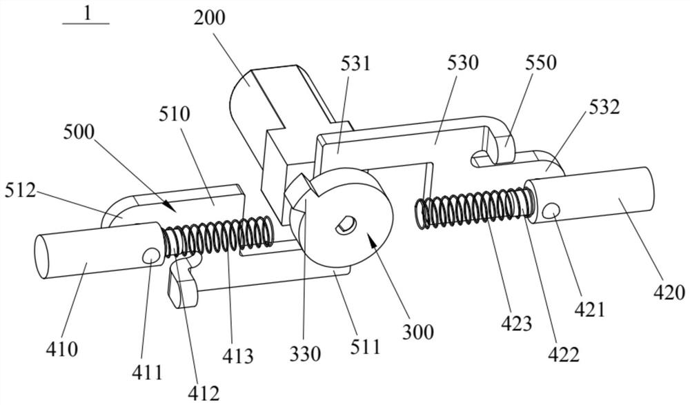 Electric bicycle lock and fork shoulder lock cylinder structure thereof