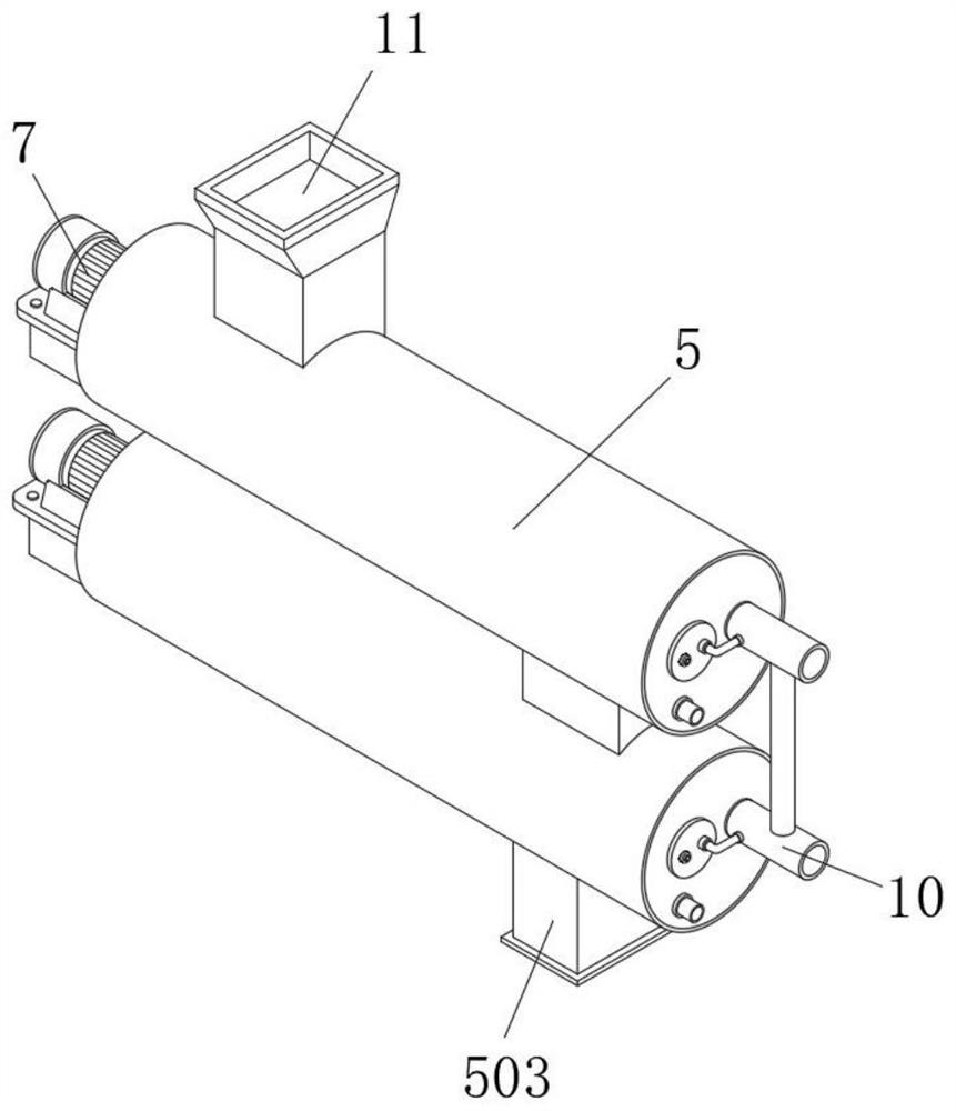 Water-saving type circulating flushing device for agricultural saline-alkali soil