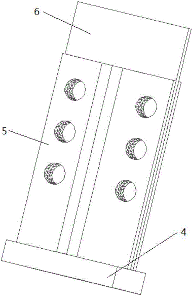 Buckling induction brace with lengthened pineapple-shaped induction units at ends