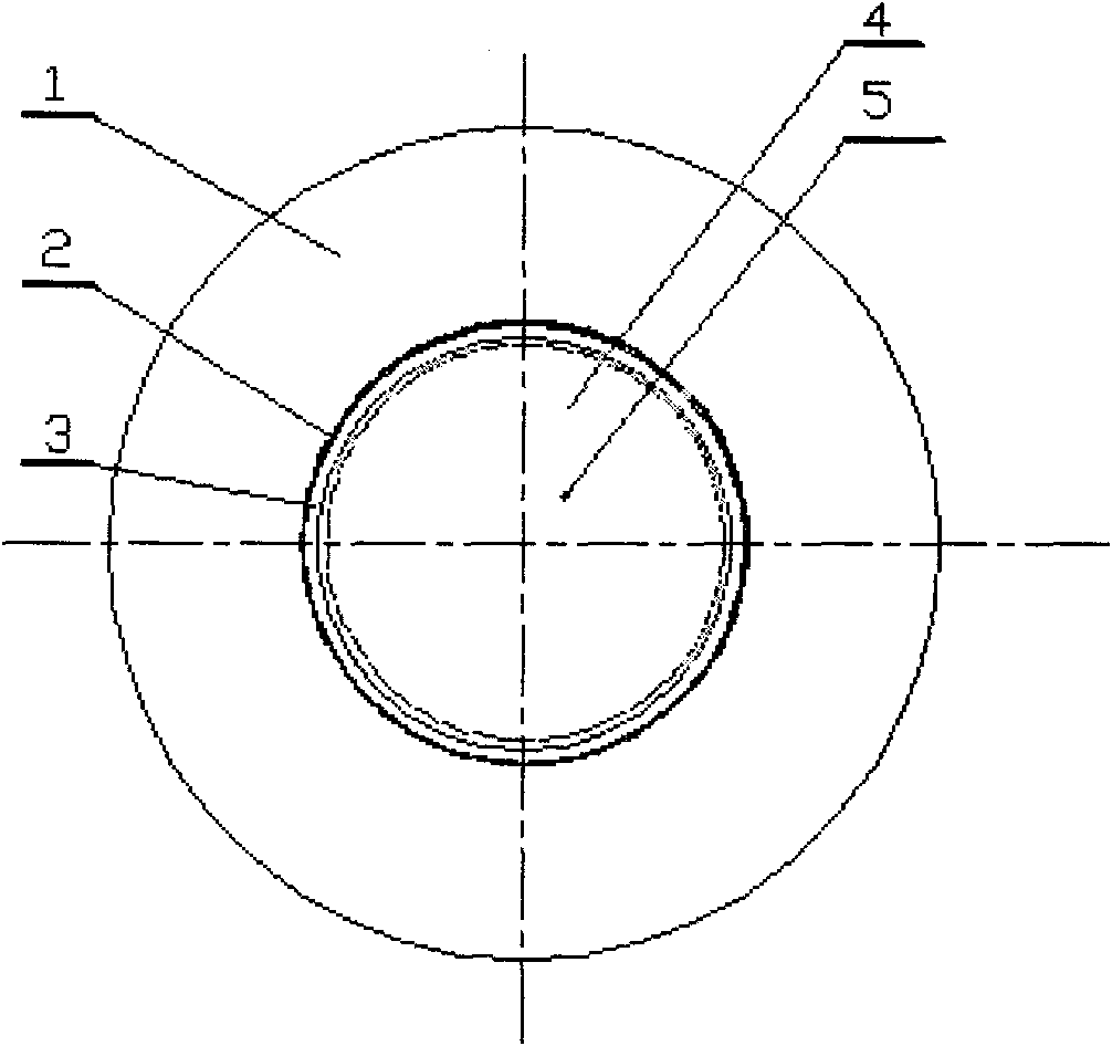 Air bag expansion pressurization method for adhering plastic radial tile faces