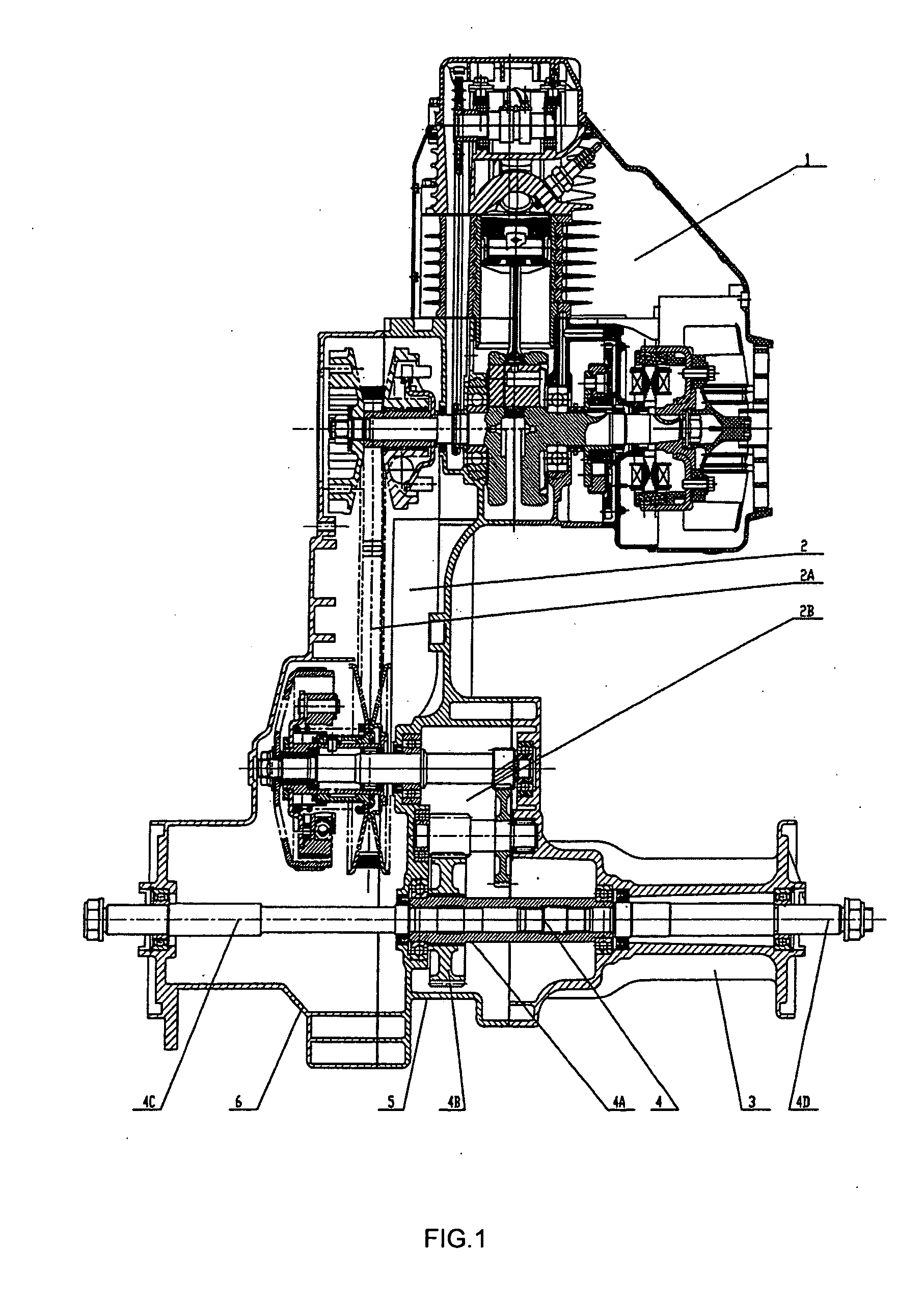 Integrated Engine for Beach Cruisers