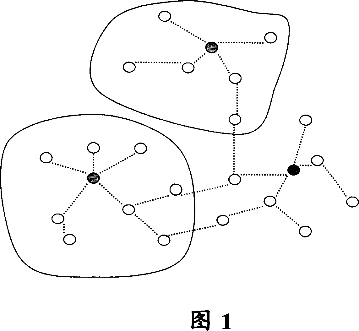 Mesh network route method and device