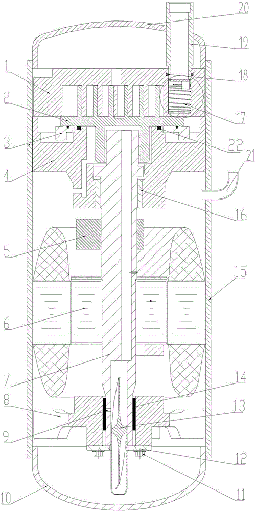 Scroll compressor and cross slip ring thereof