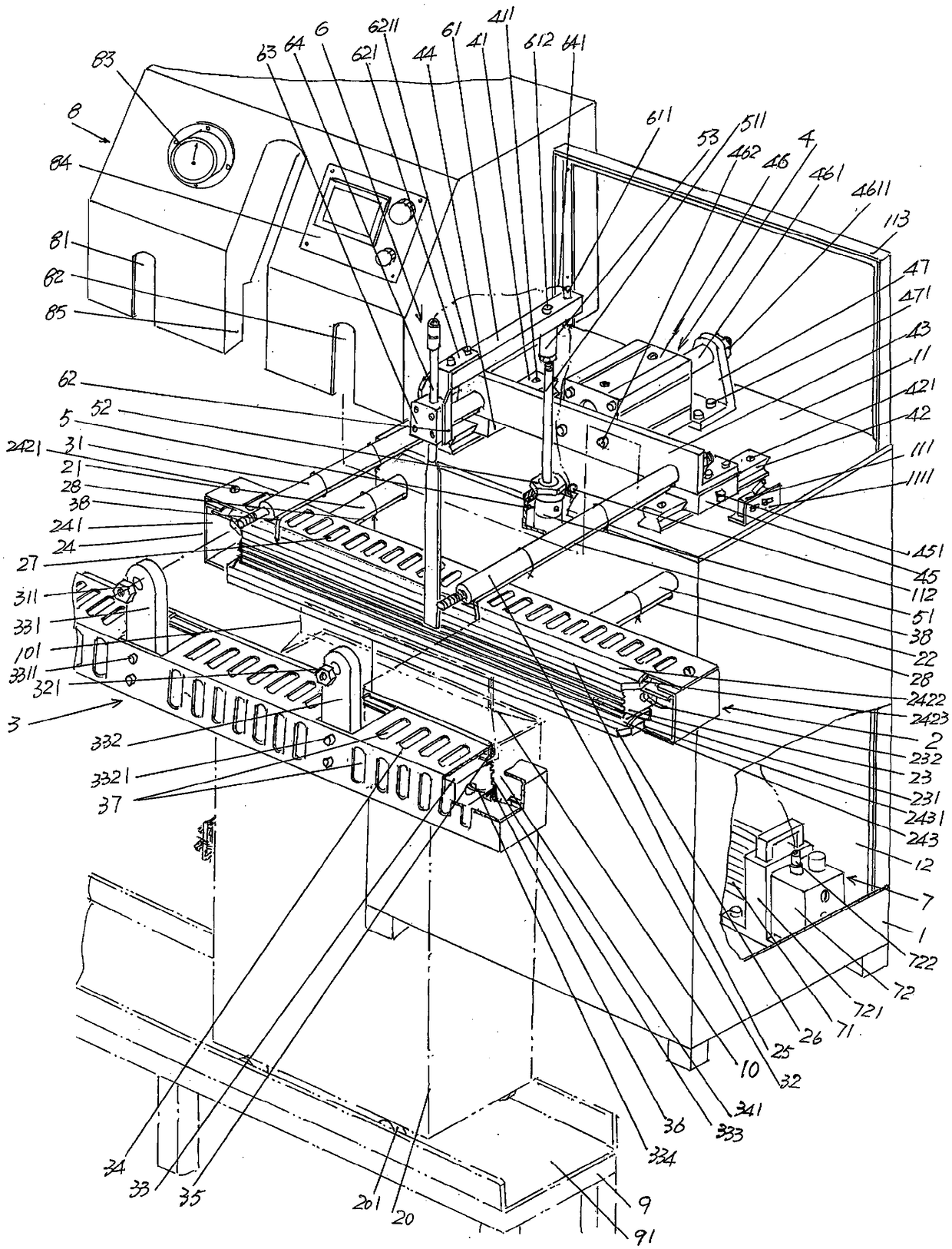 Plastic particle vaccumizing sealing package device for electric wires and cables