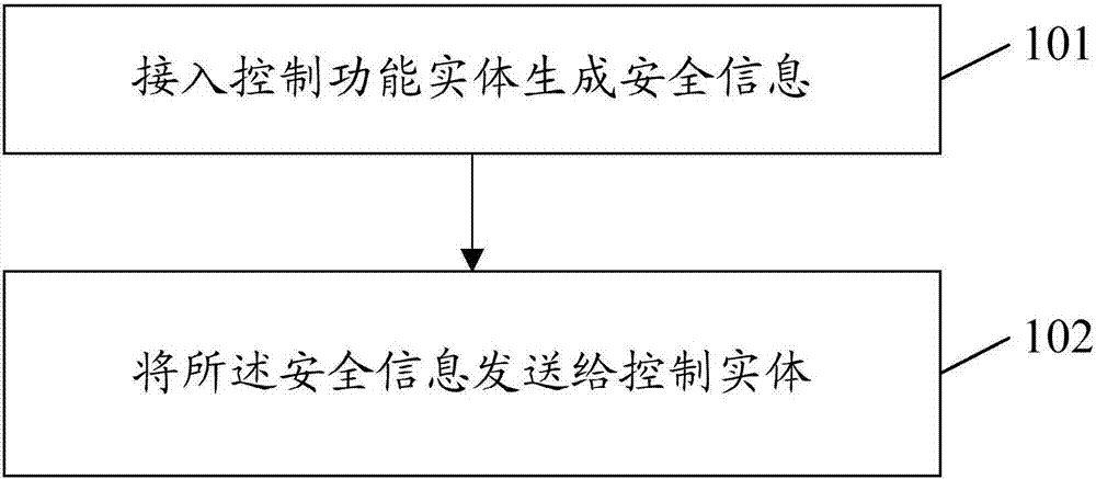 Processing method and device as well as acquisition method and device for security information