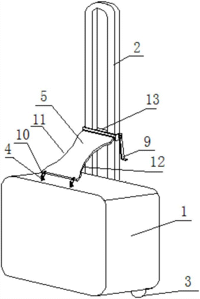 All-in-one seat for suitcase