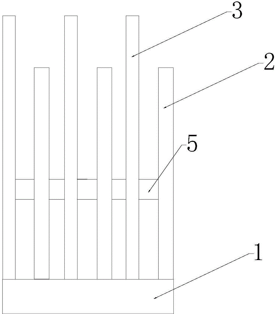 Uniform heat radiation structure