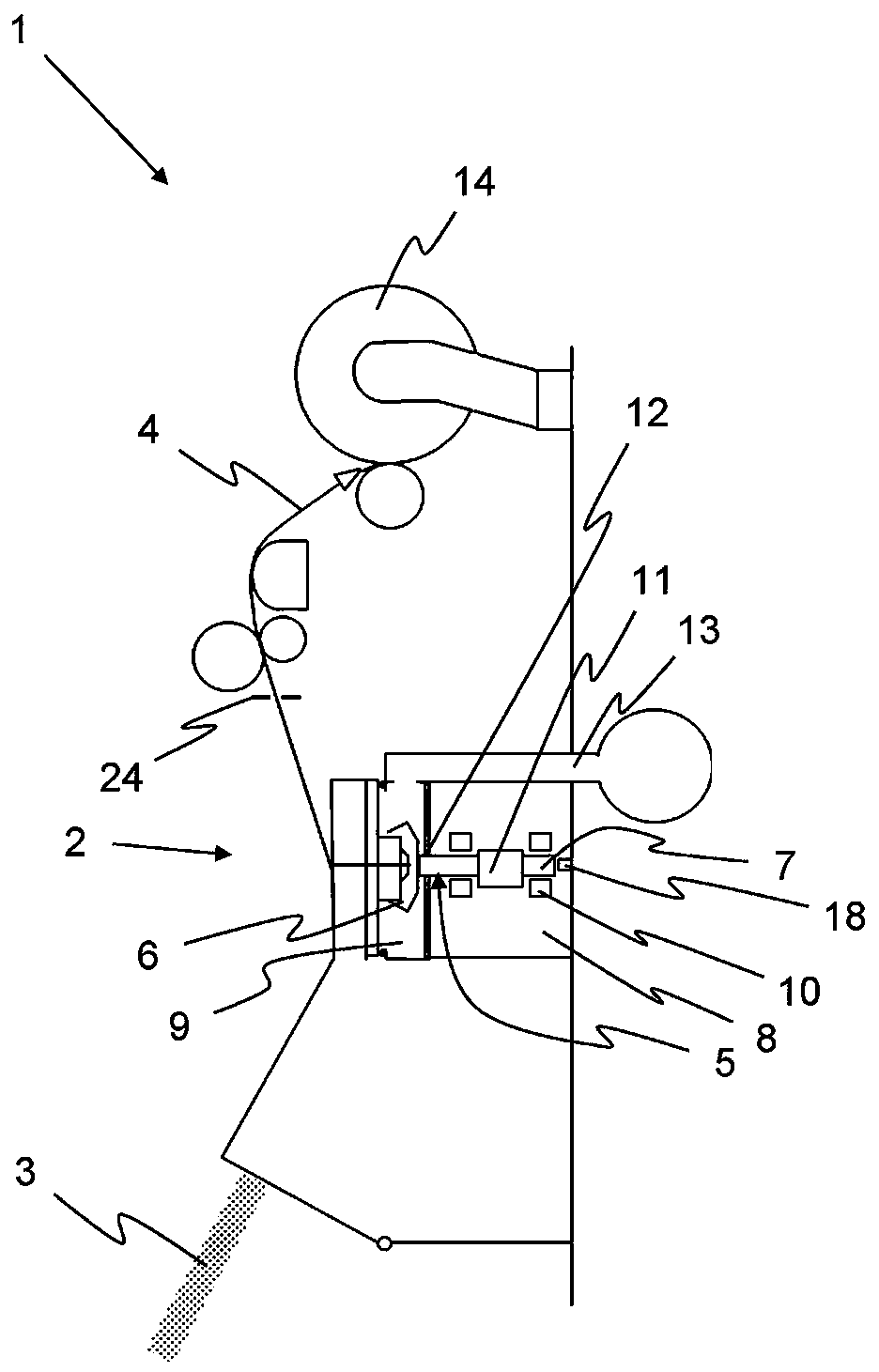 Method for operating spinning device of rotor spinning machine and spinning device of rotor spinning machine