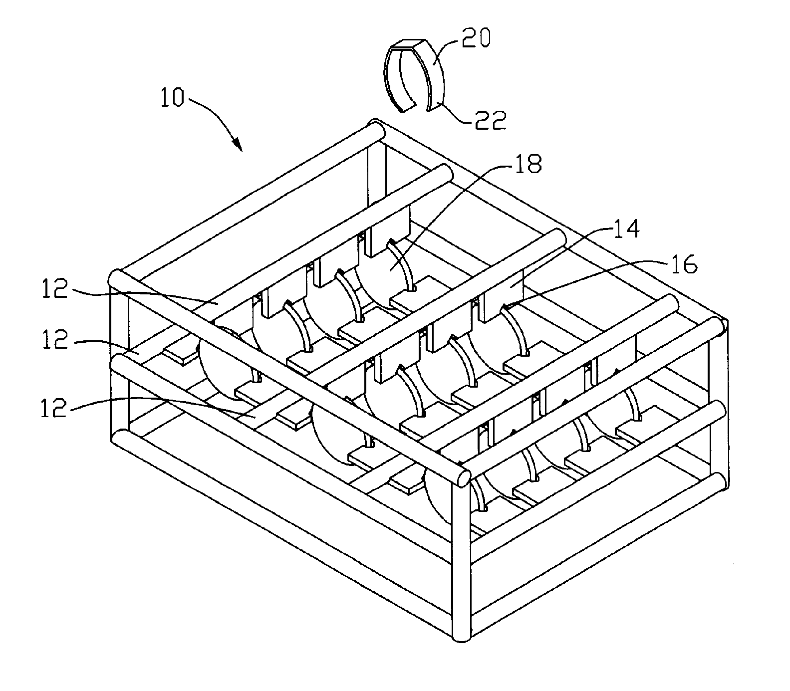 Apparatus for removing optical element from washing tool