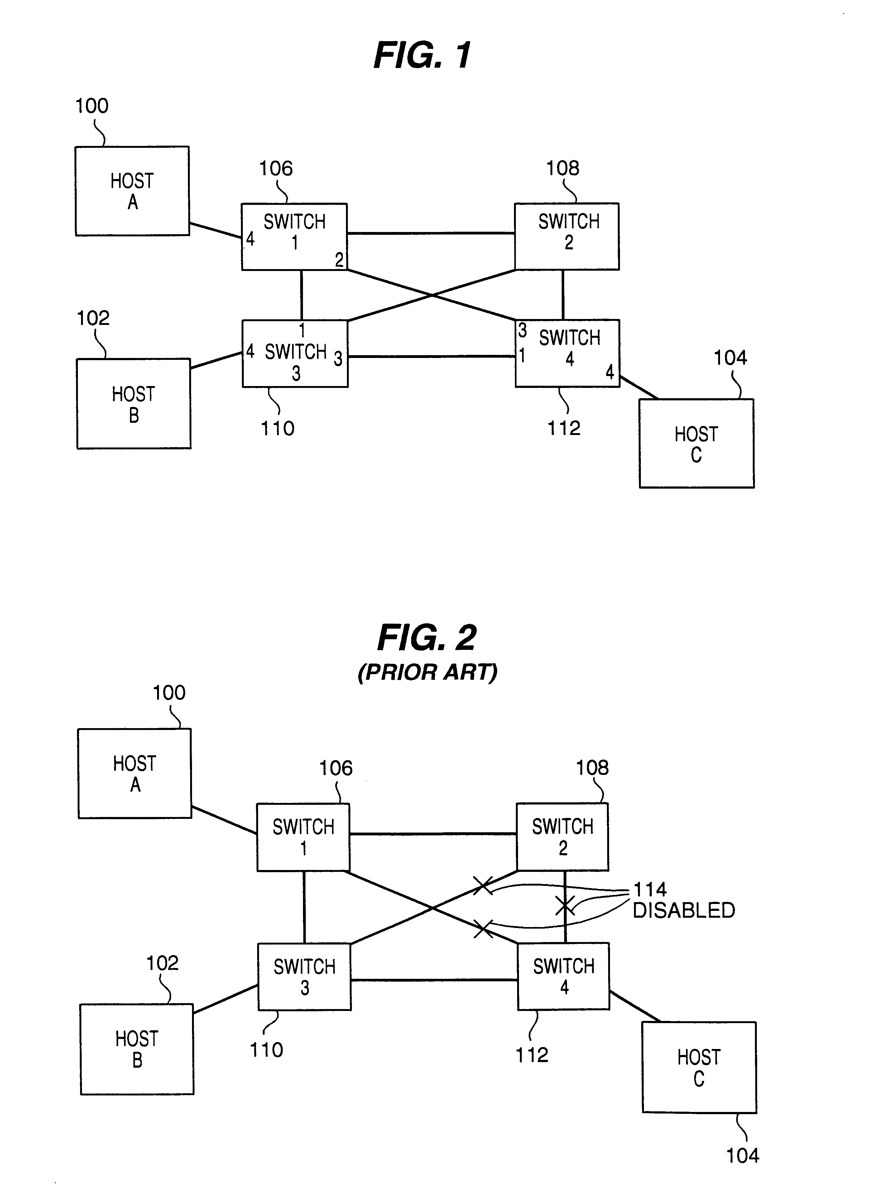 Cost calculation in load balancing switch protocols