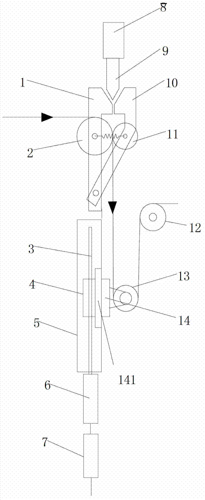 Intelligent yarn storage device, control system and control method of carbon fiber multi-axial warp knitting machine