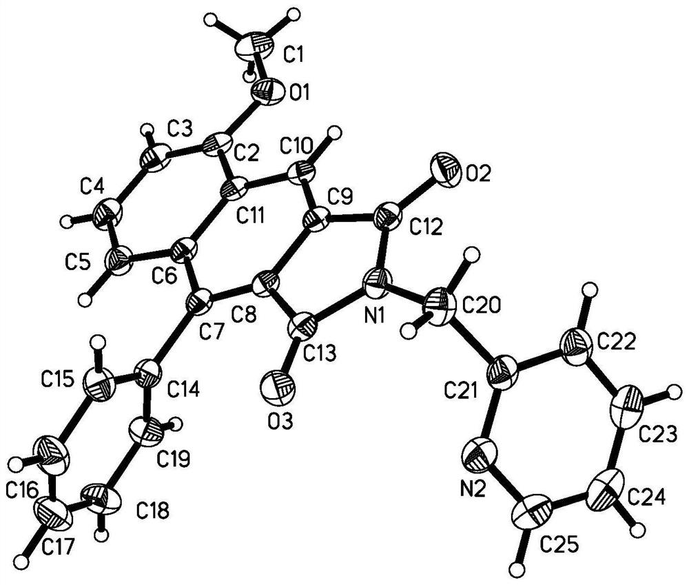 Preparation method of 2, 3-naphthalimide derivative