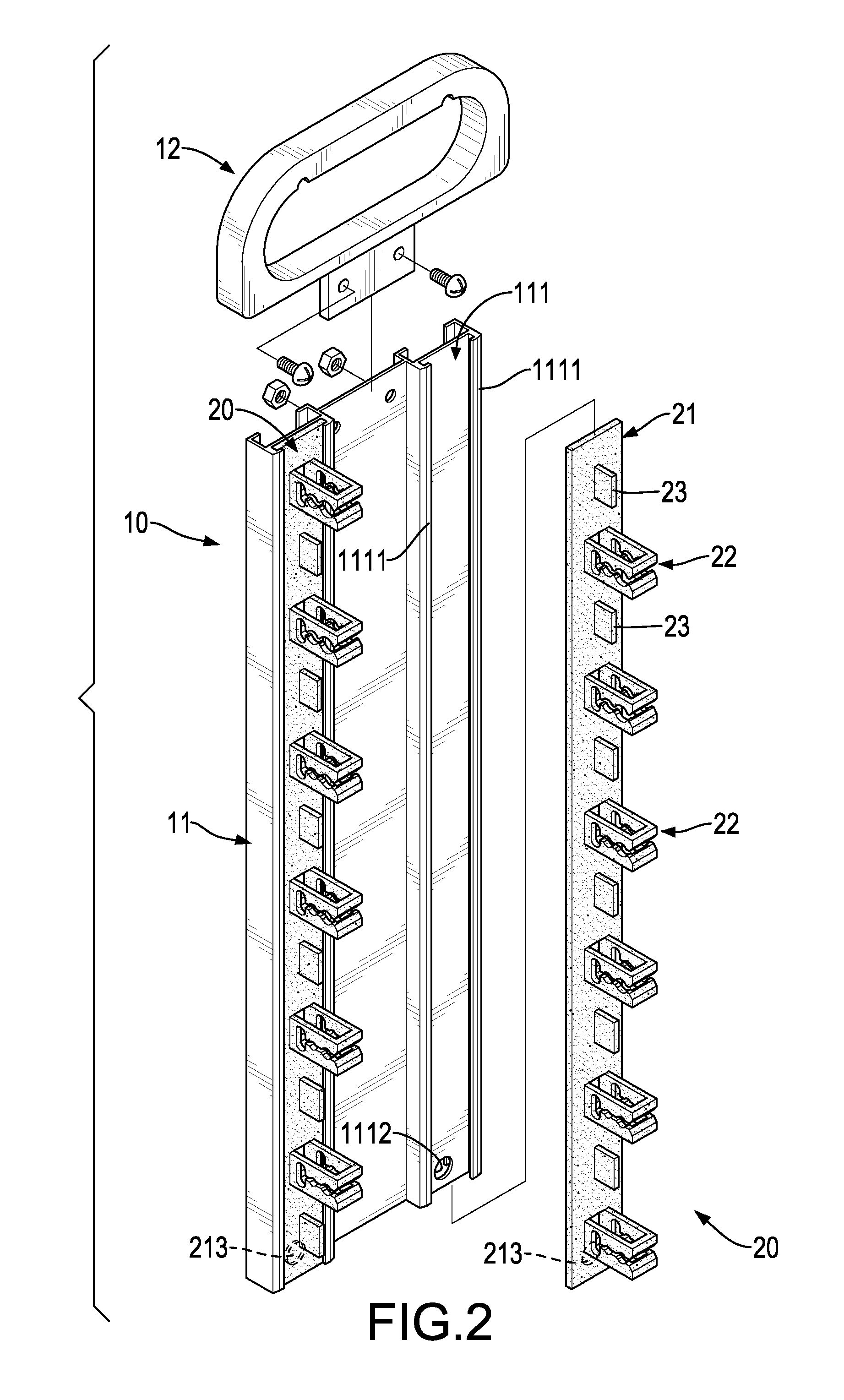 Screwdriver hanging assembly