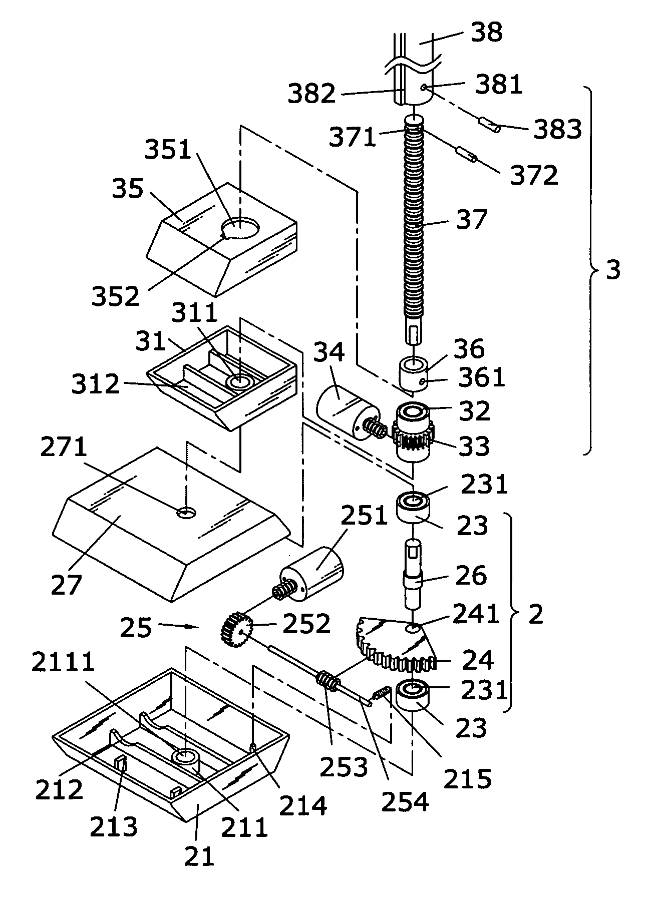 Liquid Crystal Display power-driven structure