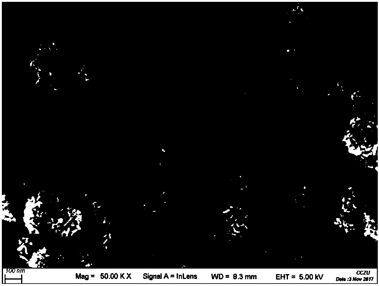 3D nanoflower-shaped MnCrOX-coated sepiolite low-temperature denitration catalyst and preparation method thereof