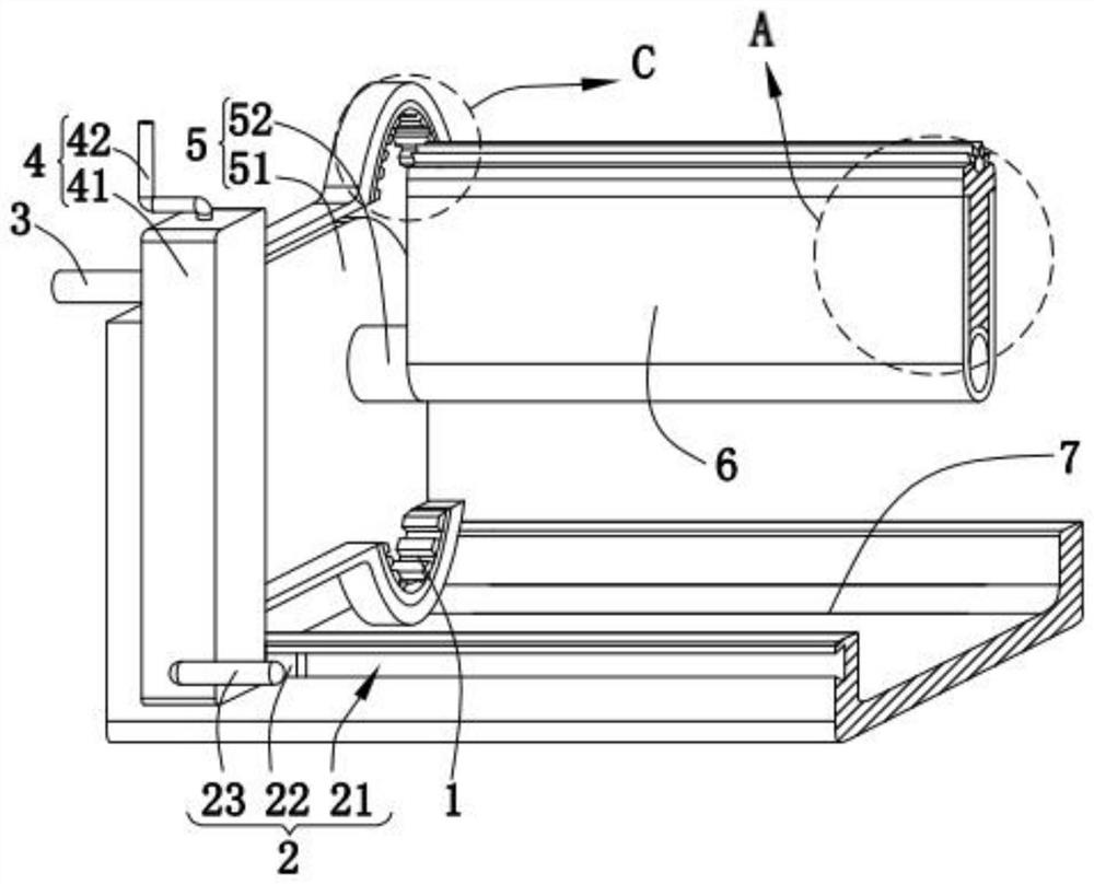 Oil pipeline oil cleaning device